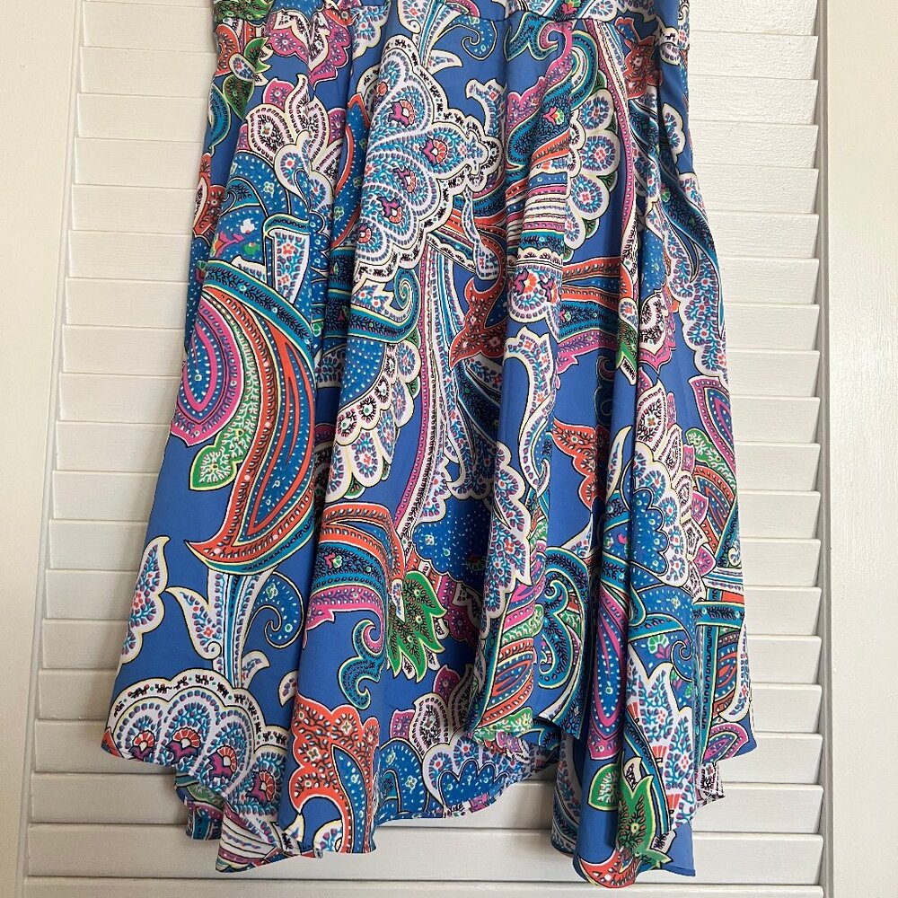 Ralph Lauren paisley summer skirt size 12